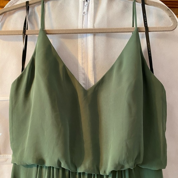 After Six Bridesmaid Dress - Green - Picture 3 of 4
